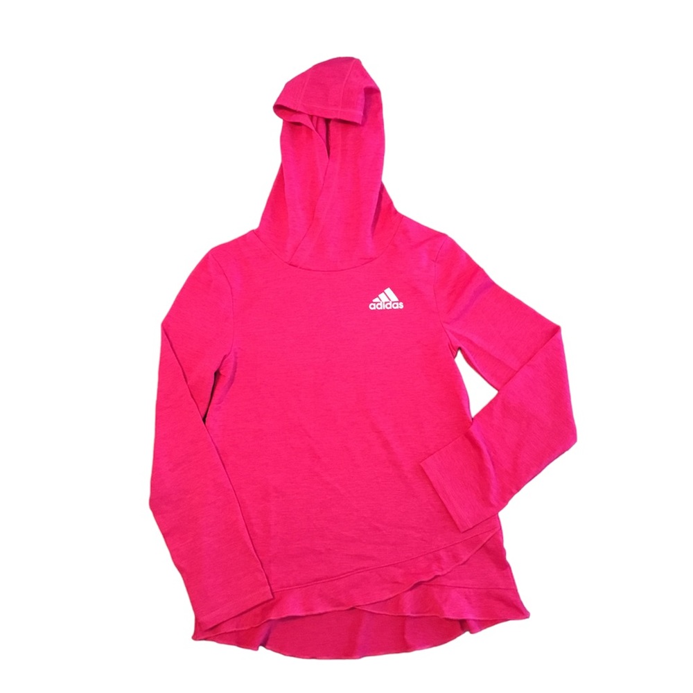 Adidas Pink Hooded Shirt Size 6X